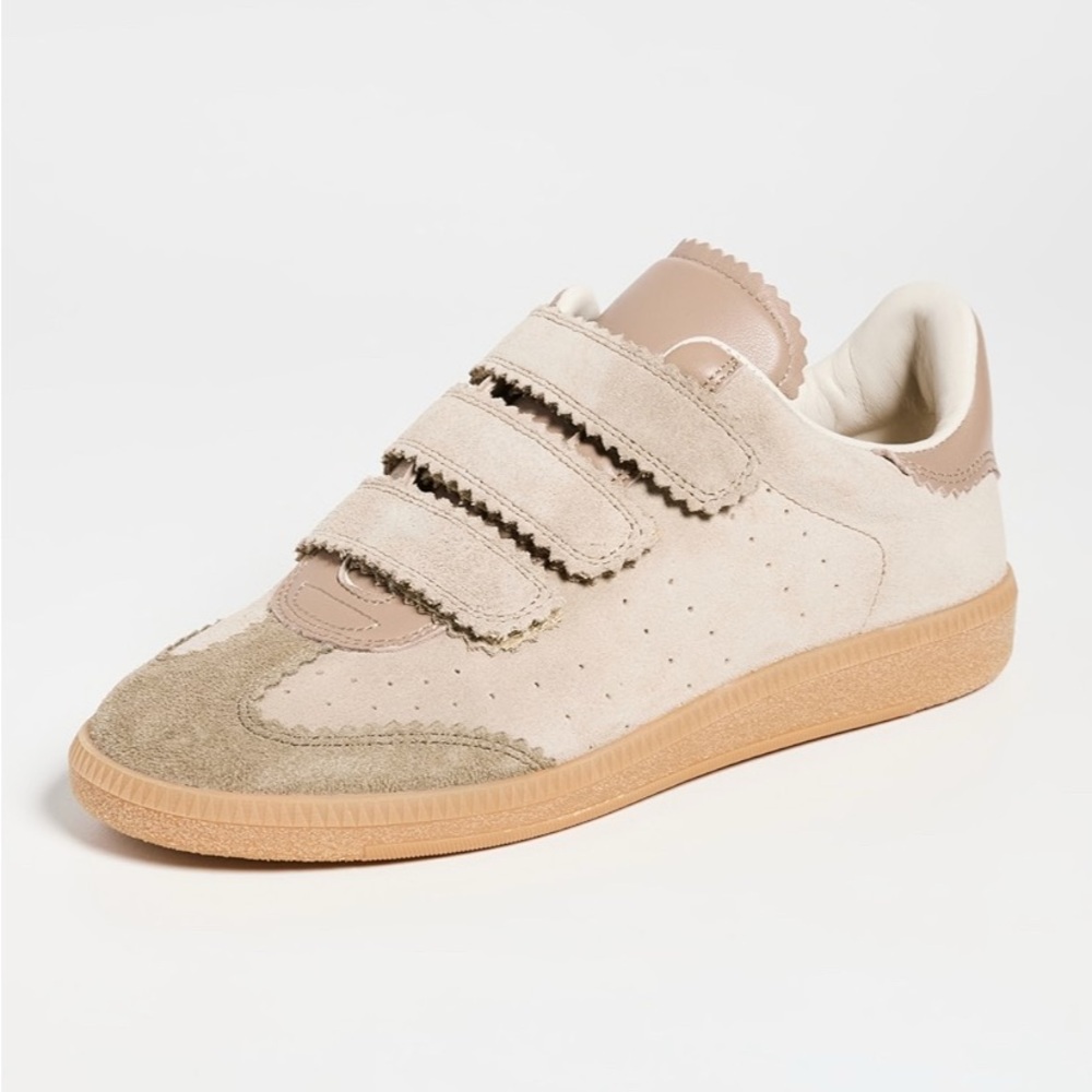 Isabel Marant Velcro Sneakers with Suede Accents